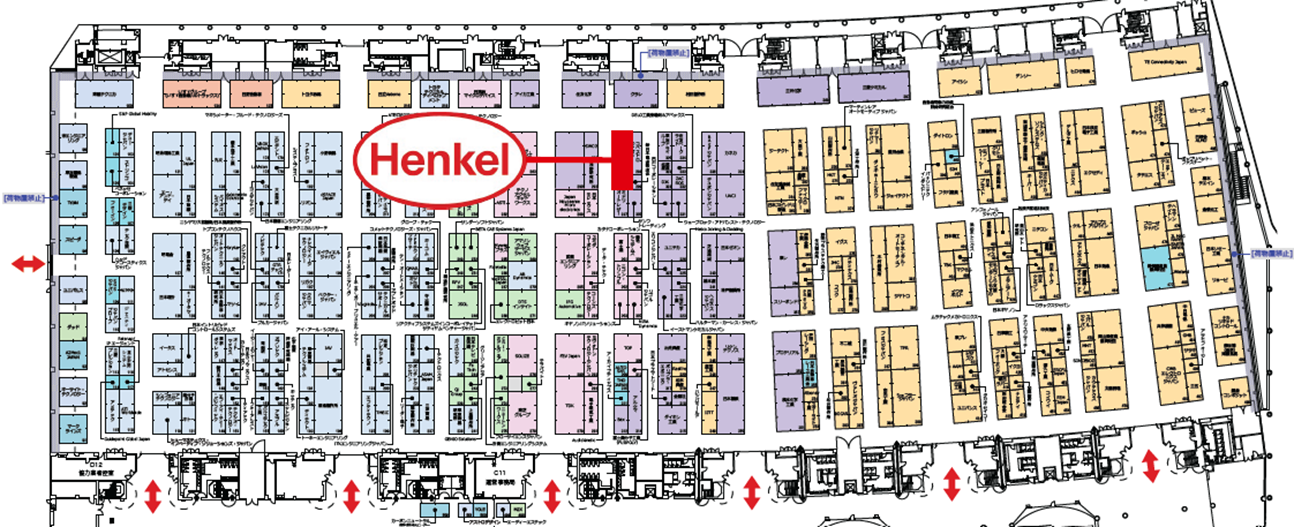 人とくるまのテクノロジー展2025YOKOHAMA-会場小間地図