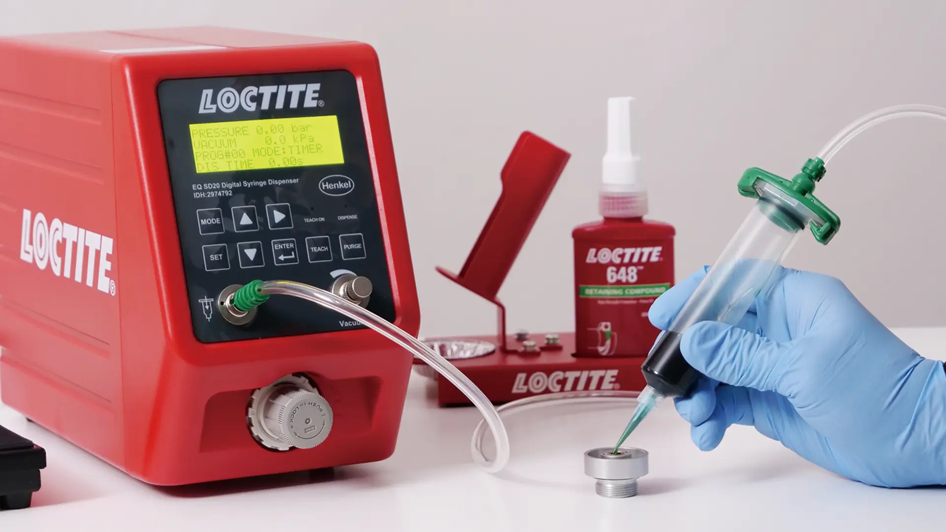 LOCTITE EQ SD20 デジタルシリンジ塗布機_塗布イメージ