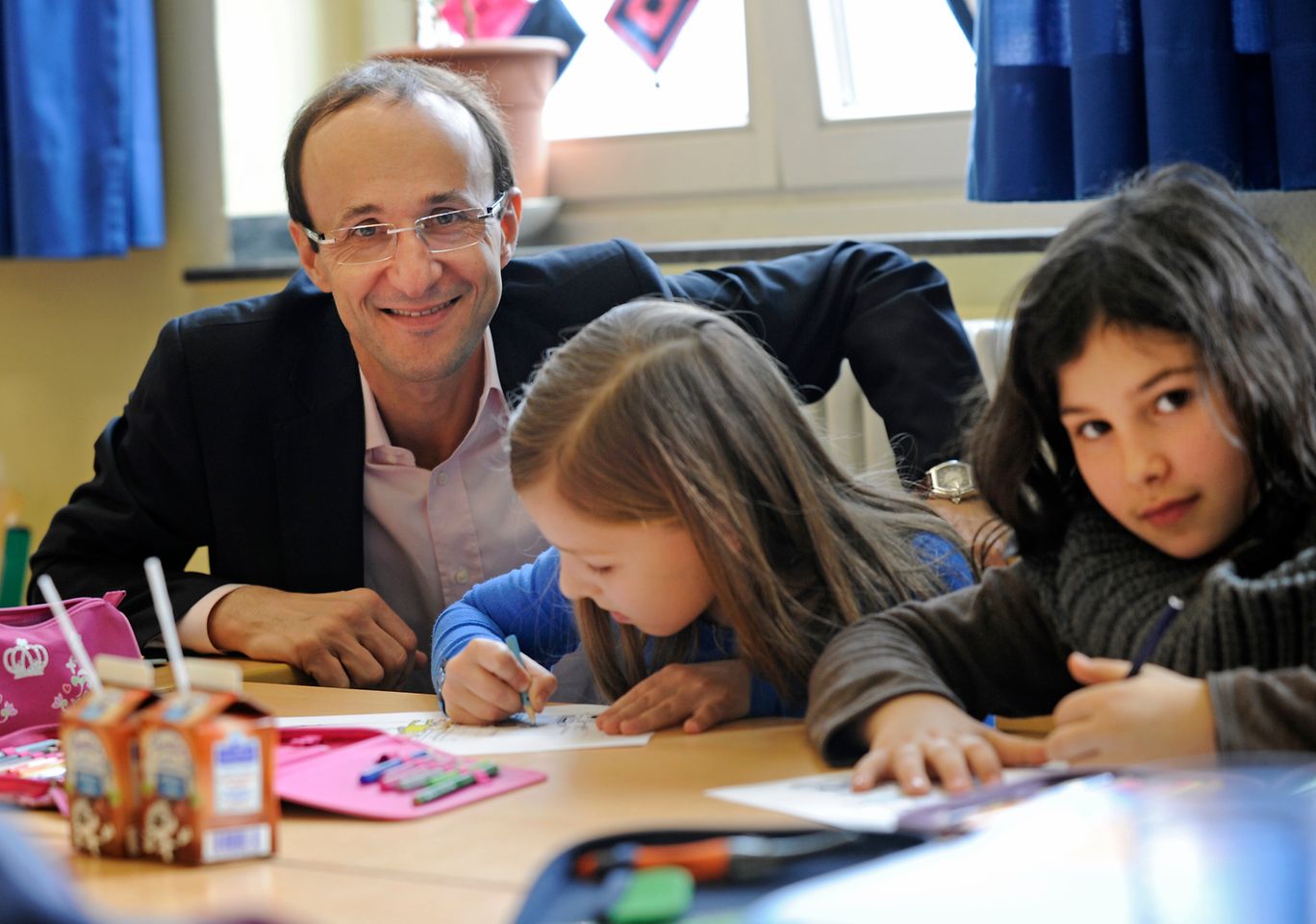 Bruno Piacenza conducts a lesson as sustainability ambassador.